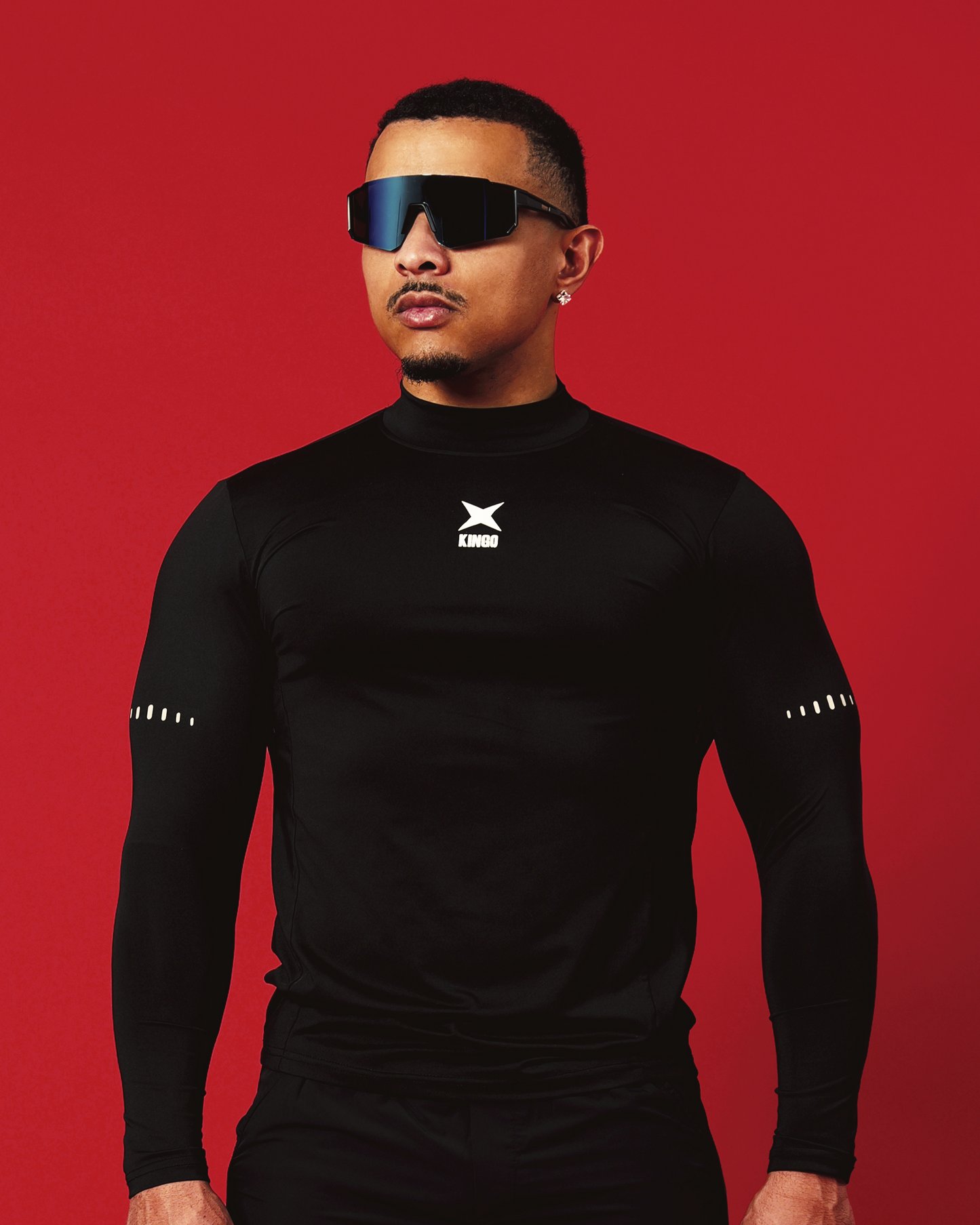 Kingo - T-Shirt à manches longues pour homme