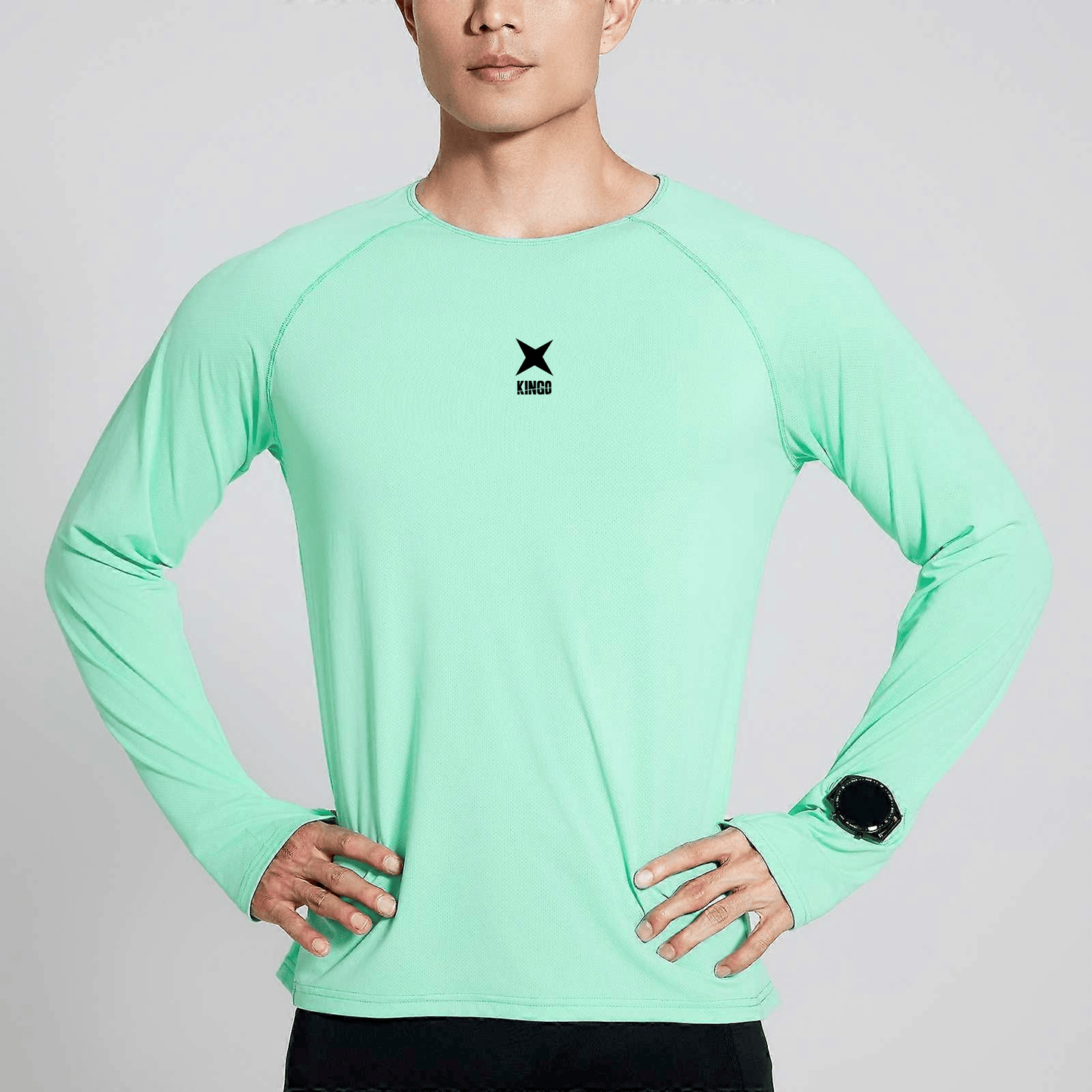Kingo - T-shirt de sport manches longues