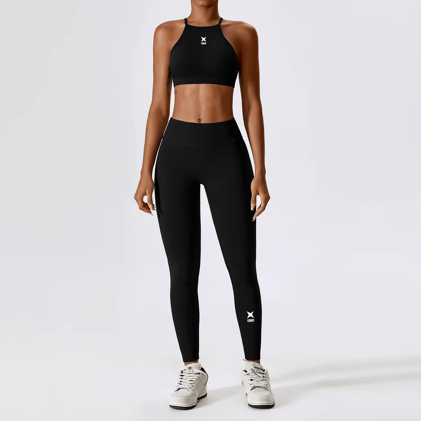 Kingo - Ensemble legging et brassiere de sport - Violet