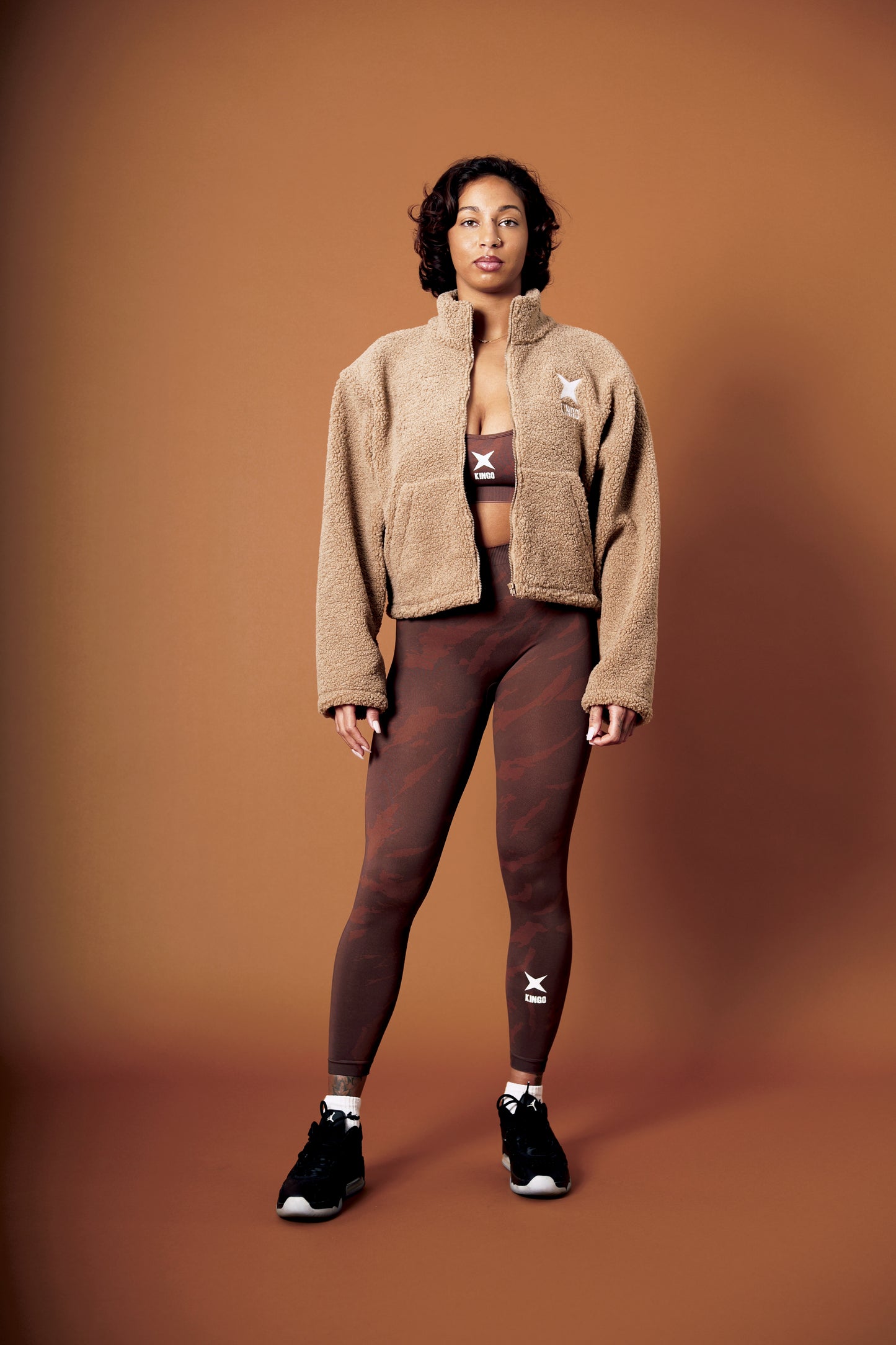 Kingo - Veste en sherpa - Beige
