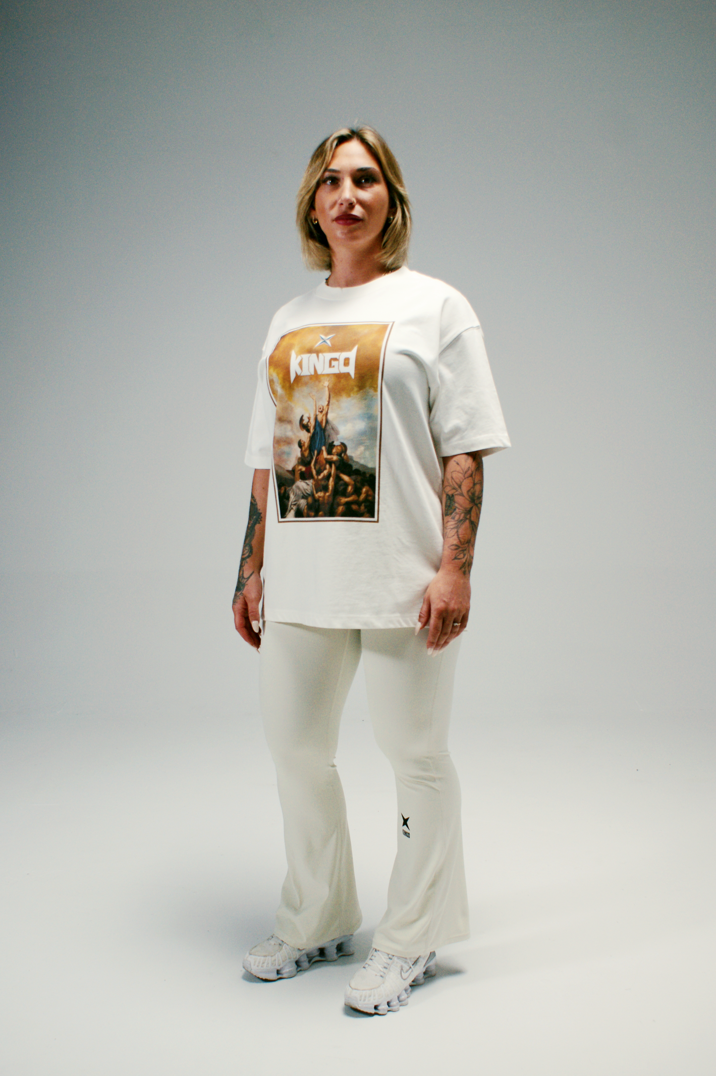 Kingo - T-shirt Unisex Oversize Fresque