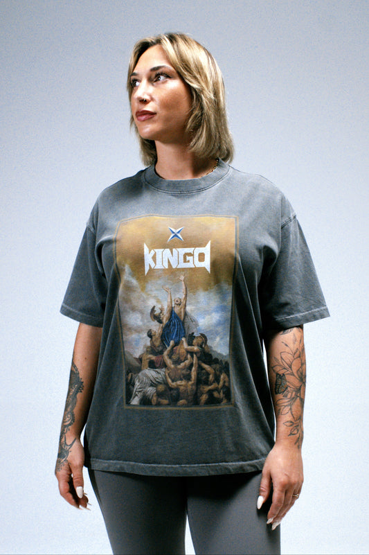 Kingo - T-shirt Unisex Oversize Fresque