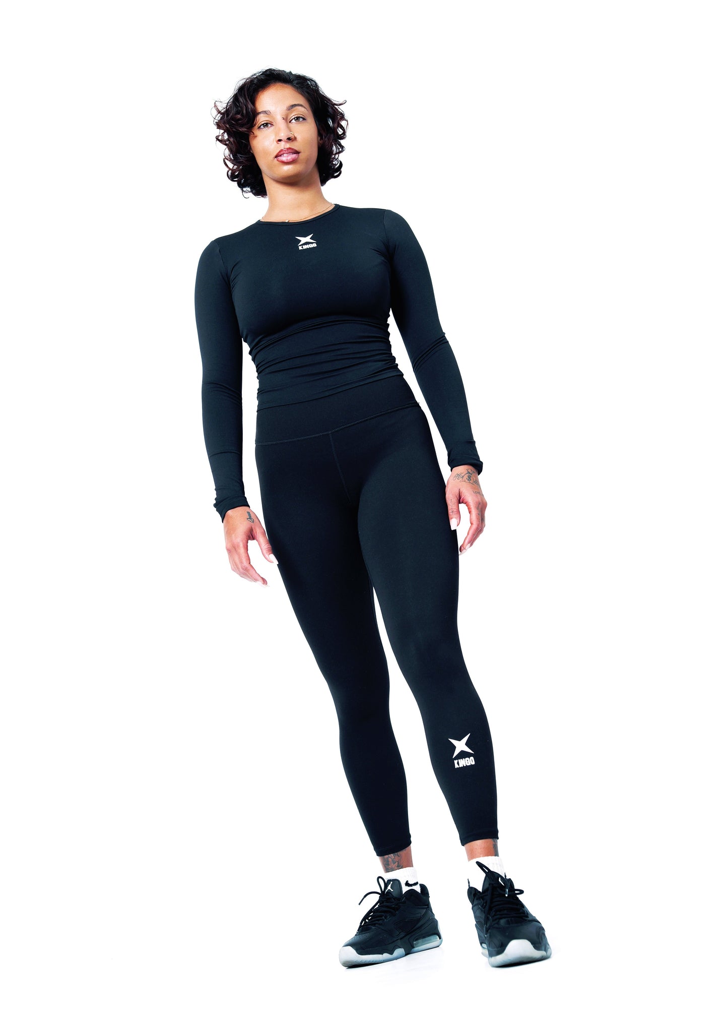 Kingo - Ensemble de sport T-shirt manches longues et legging